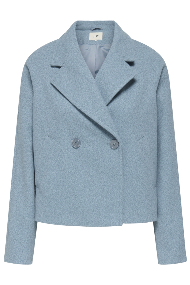 Jacqueline de Yong blauwe dames jas | Vooraanzicht
