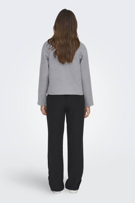 Jacqueline de Yong grijze dames jas | Model