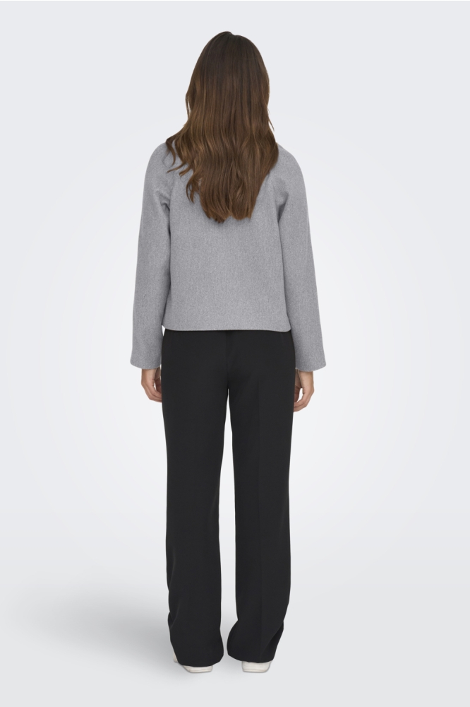 Jacqueline de Yong grijze dames jas | Model