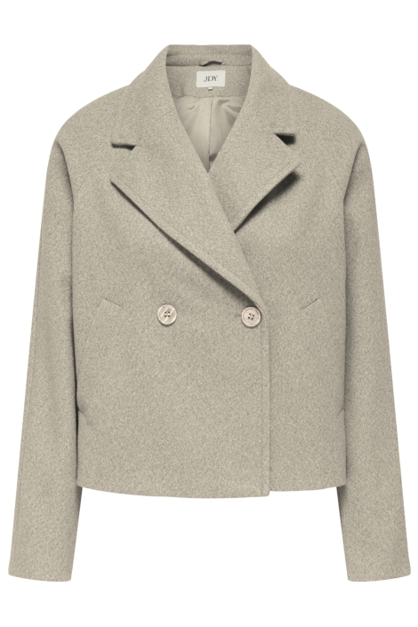 Jacqueline de Yong beige dames jas | Vooraanzicht
