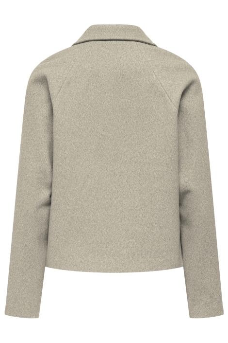 Jacqueline de Yong beige dames jas | Achteraanzicht