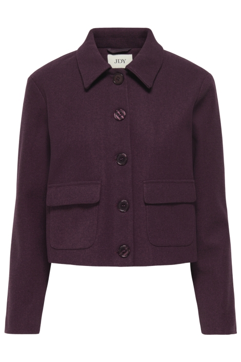 Jacqueline de Yong bordeaux dames jas | Vooraanzicht