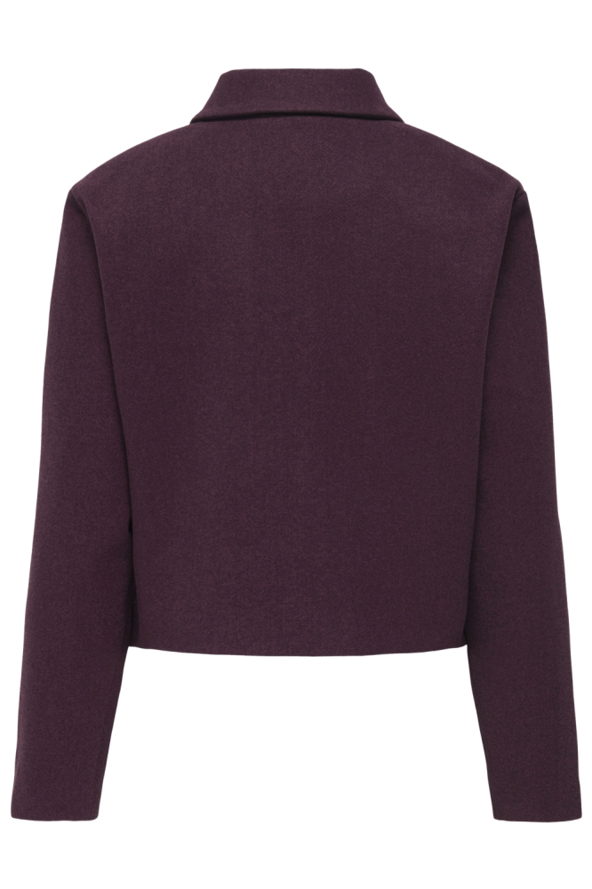Jacqueline de Yong bordeaux dames jas | Achteraanzicht
