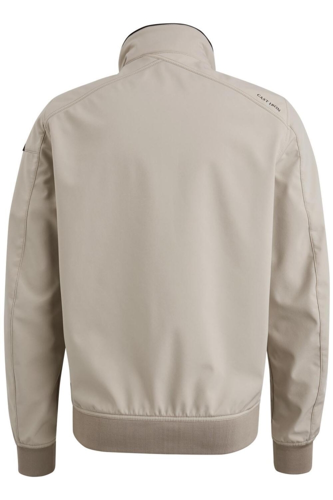 Cast Iron beige heren jas | Achteraanzicht