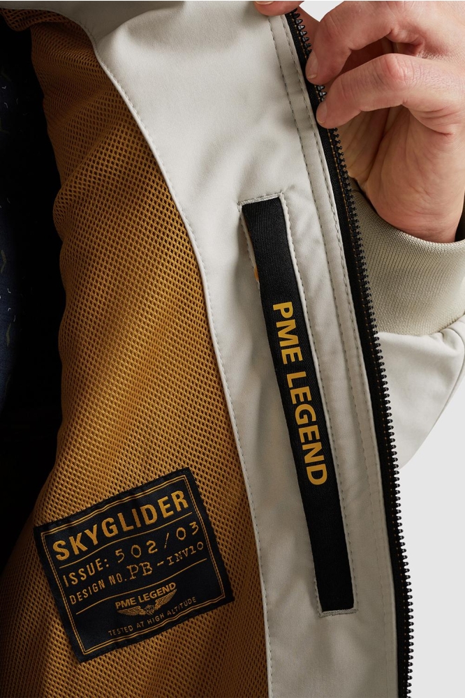 PME legend beige heren jas | Close up