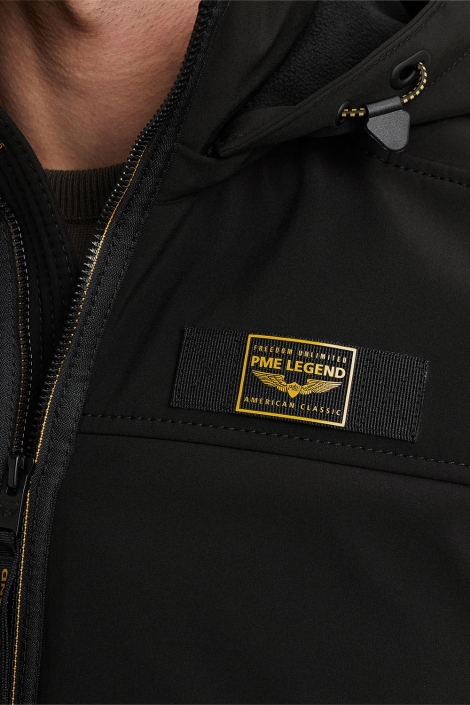 PME legend zwarte heren jas | Close up