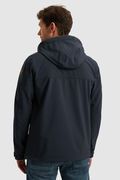 PME legend blauwe heren jas | Model achteraanzicht