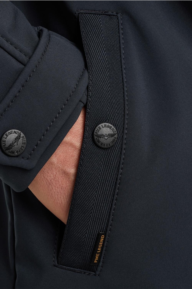 PME legend blauwe heren jas | Close up