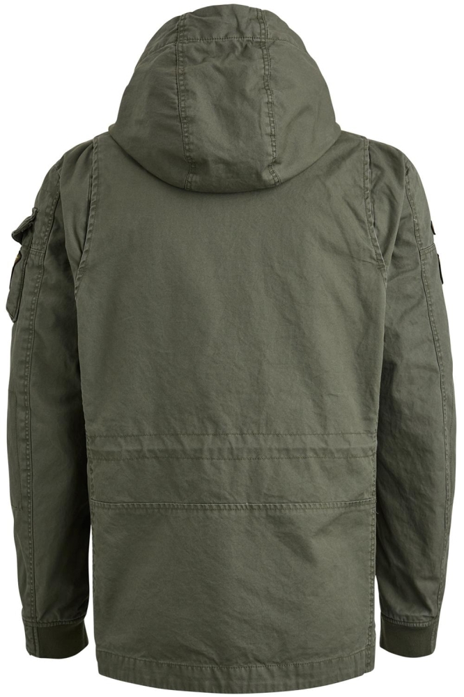 PME legend groene heren jas | Achteraanzicht