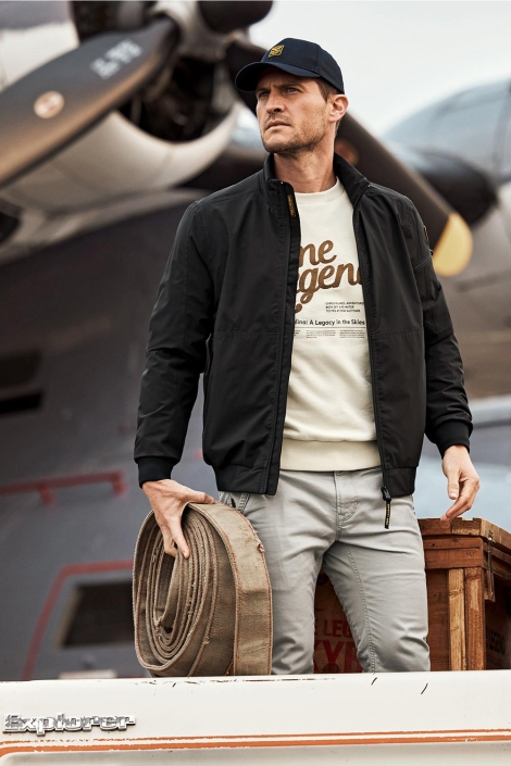 PME legend zwarte heren jas | Sfeerbeeld, In situatie