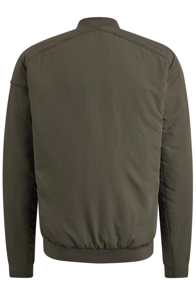 Cast Iron groene heren jas | Achteraanzicht