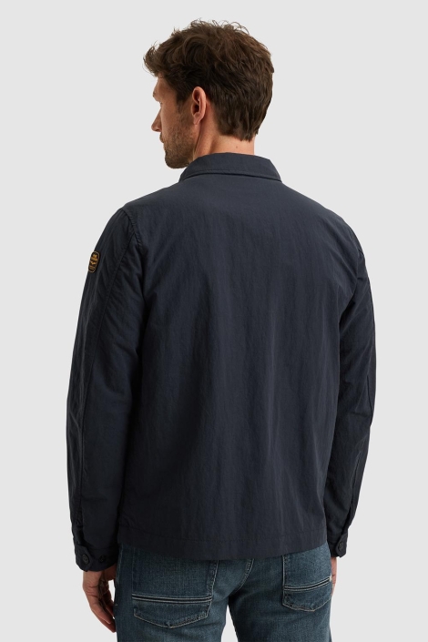 PME legend blauwe heren jas | Model achteraanzicht