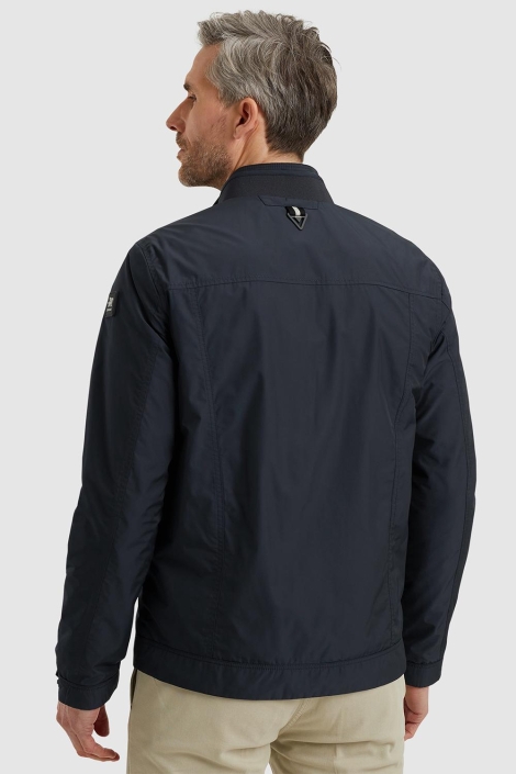 Vanguard blauwe heren jas | Model achteraanzicht