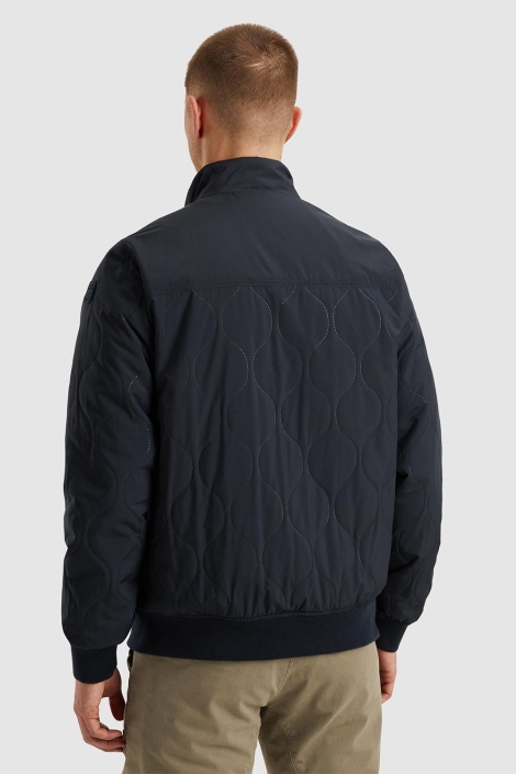 PME legend blauwe heren jas | Model achteraanzicht