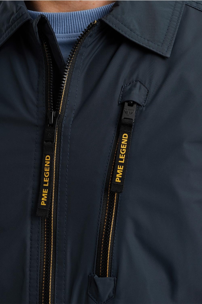 PME legend blauwe heren jas | Close up