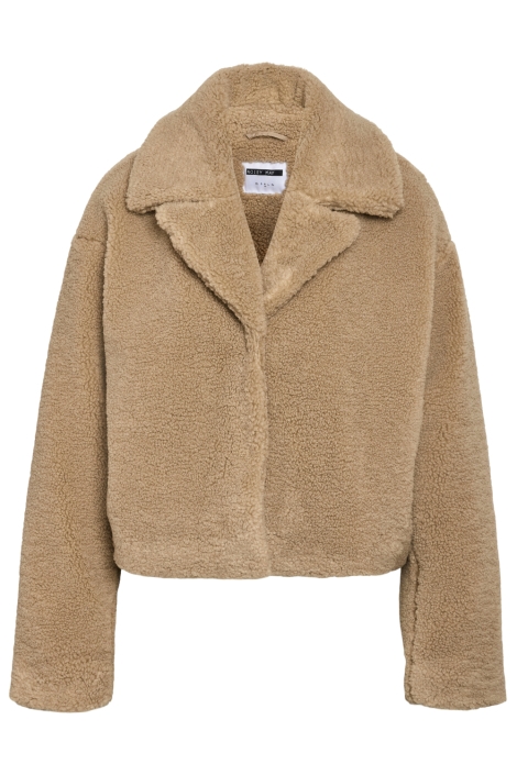 Noisy may beige dames jas | Vooraanzicht