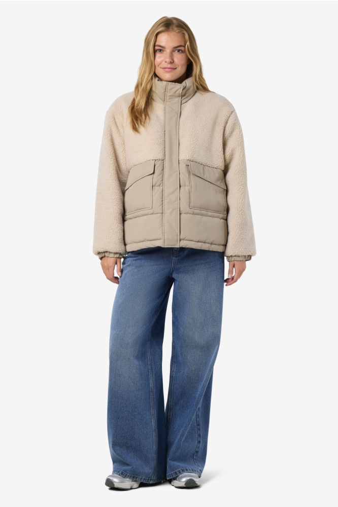 Noisy may beige dames jas | Model