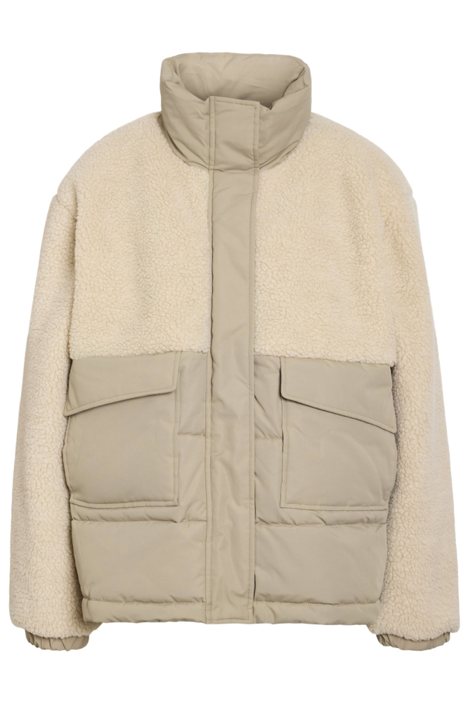 Noisy may beige dames jas | Vooraanzicht