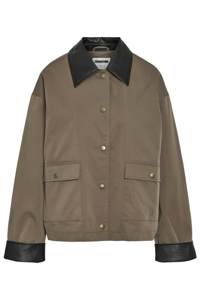 Noisy may bruine dames jas | Vooraanzicht