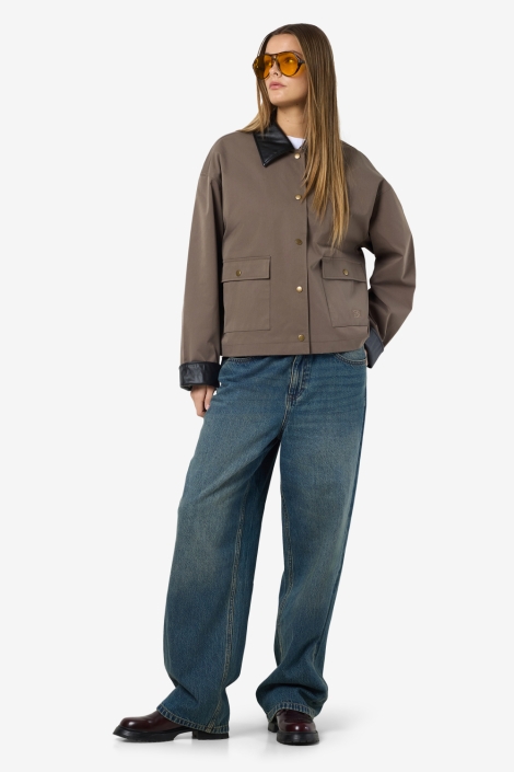 Noisy may bruine dames jas | Model