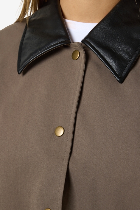 Noisy may bruine dames jas | Close up