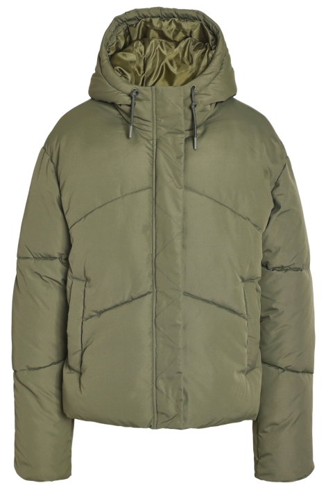 Noisy may groene dames jas | Vooraanzicht