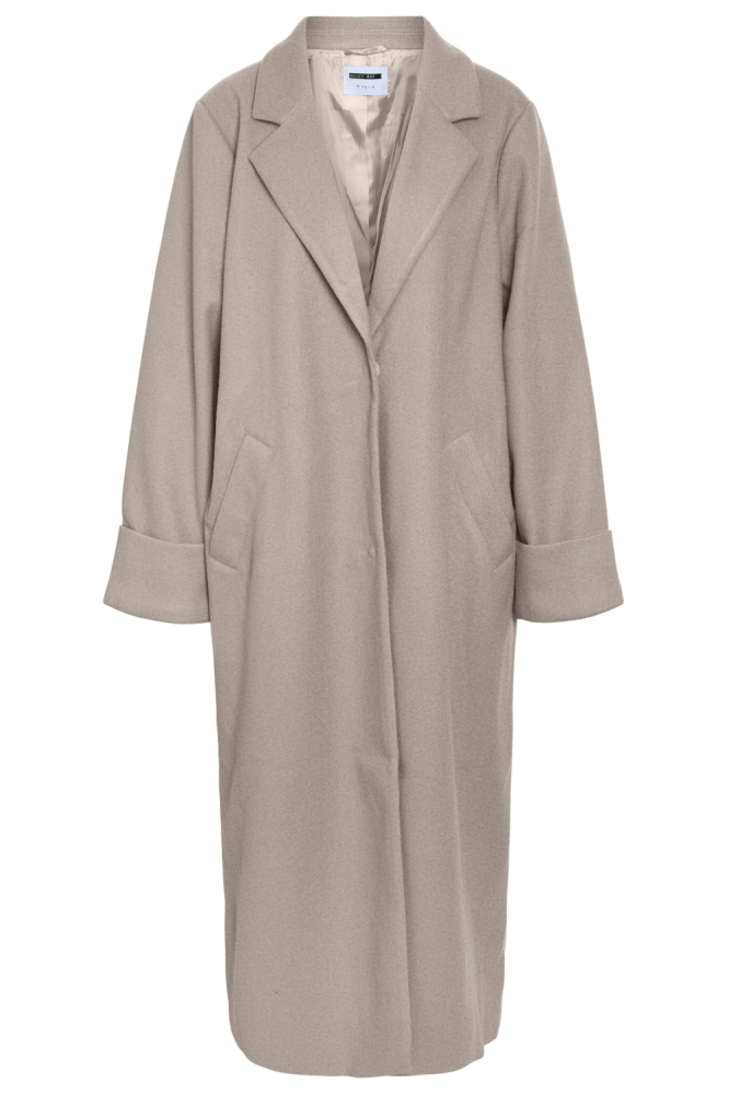 Noisy may beige dames jas | Vooraanzicht