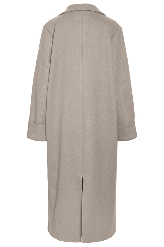 Noisy may beige dames jas | Achteraanzicht