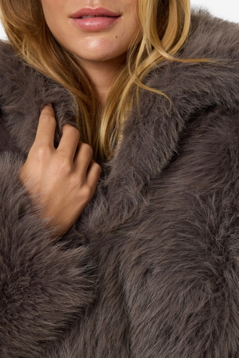 Noisy may grijze dames jas | Close up