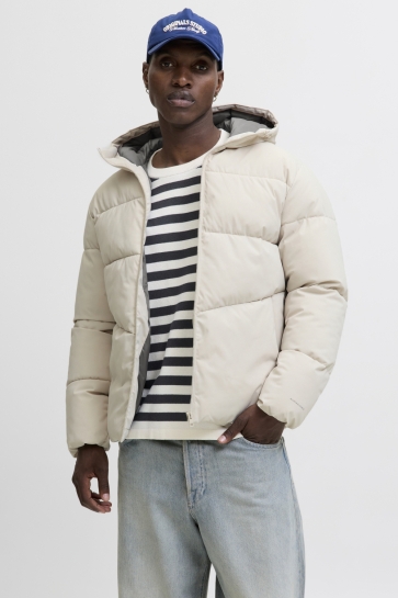 Jack & Jones JJGLOBAL PUFFER JACKET 12283517 MOONBEAM