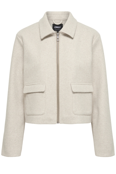 Only beige dames jas | Vooraanzicht