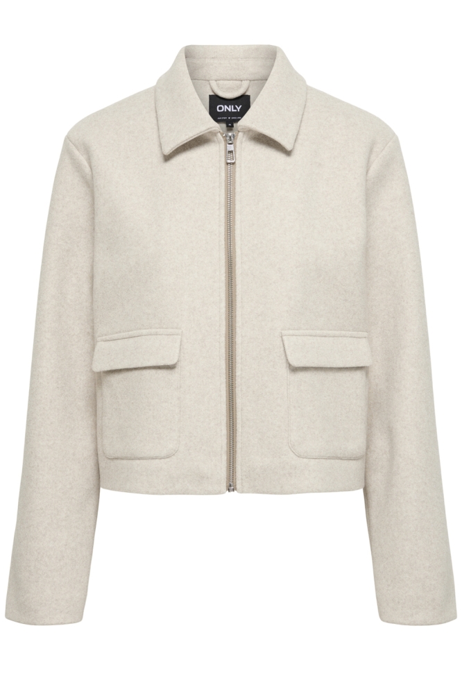 Only beige dames jas | Vooraanzicht