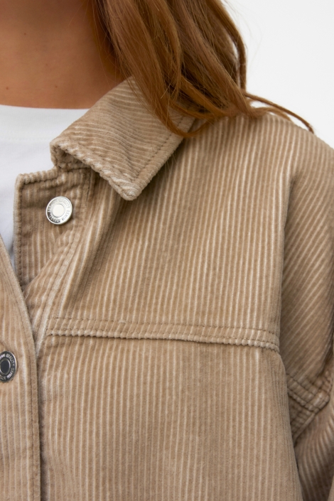 Vero Moda beige dames jas | Close up