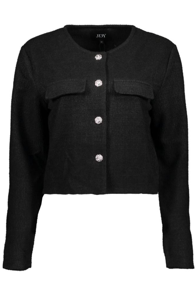 Jacqueline de Yong zwarte dames blazer | Vooraanzicht