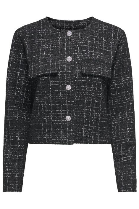 Jacqueline de Yong zwarte dames blazer | Vooraanzicht