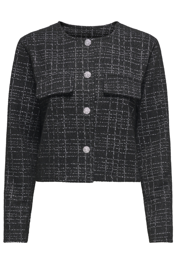 Jacqueline de Yong zwarte dames blazer | Vooraanzicht