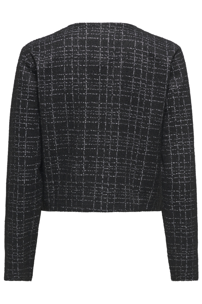 Jacqueline de Yong zwarte dames blazer | Achteraanzicht