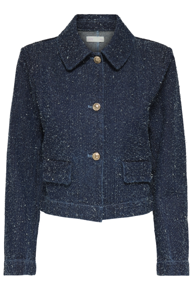 Jacqueline de Yong blauwe dames jas | Vooraanzicht