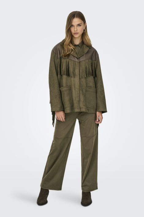 Only groene dames jas | Model