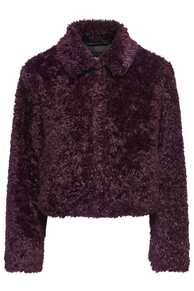 Only bordeaux dames jas | Vooraanzicht