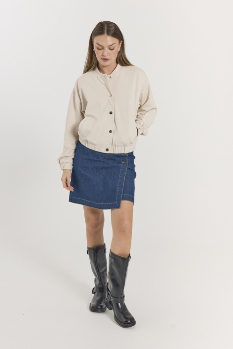 Freequent beige dames jas | Model