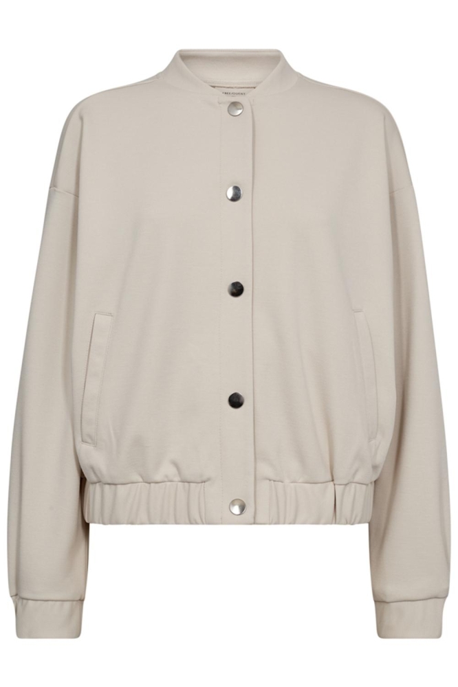 Freequent beige dames jas | Vooraanzicht
