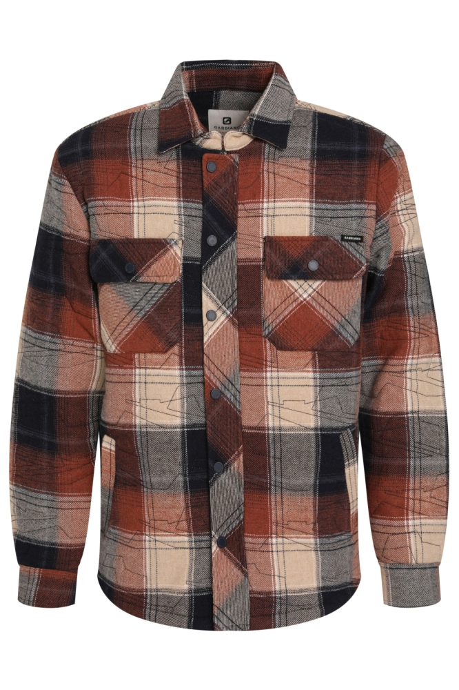 Gabbiano multi color heren overhemd | Vooraanzicht