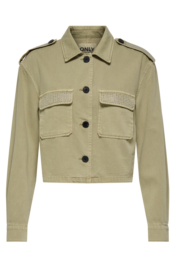 Only beige dames jas | Vooraanzicht
