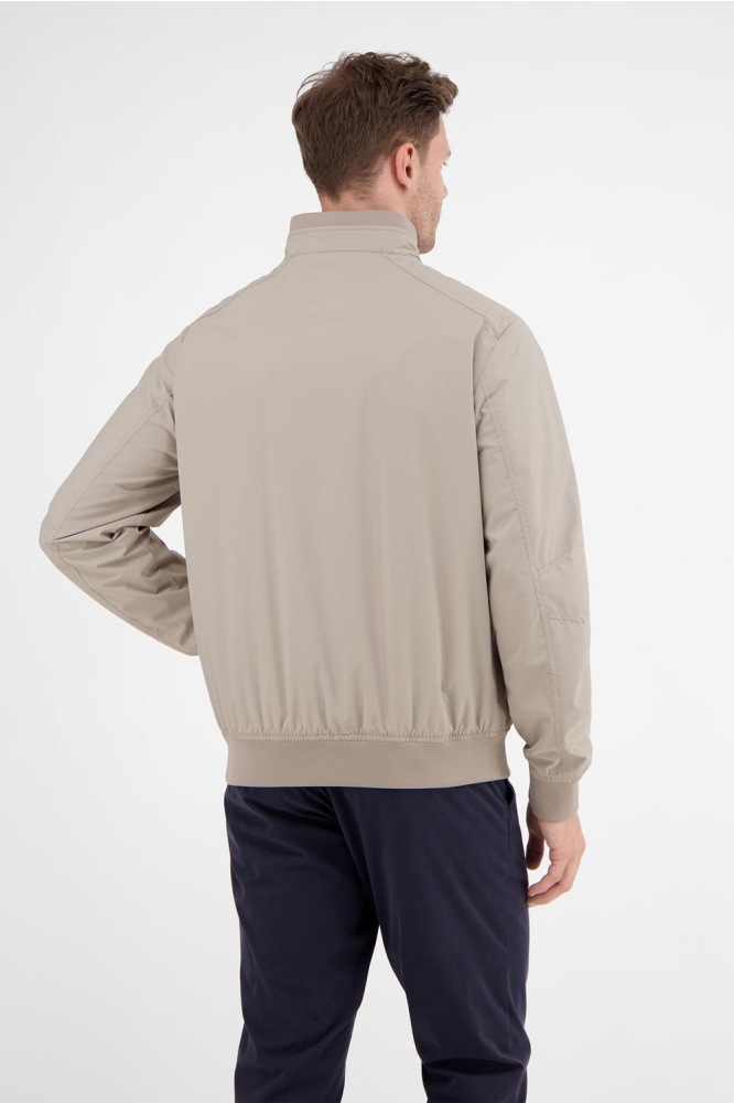 Lerros beige heren jas | Model achteraanzicht