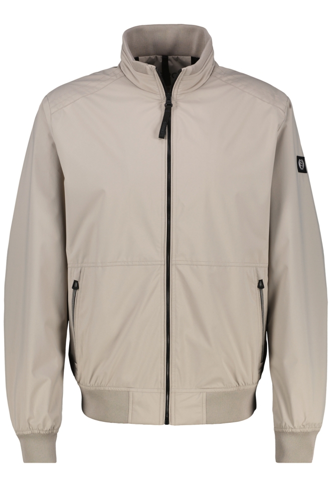 Lerros beige heren jas | Vooraanzicht