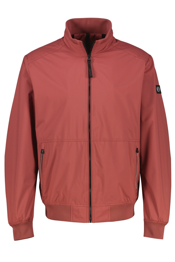 Lerros rode heren jas | Vooraanzicht