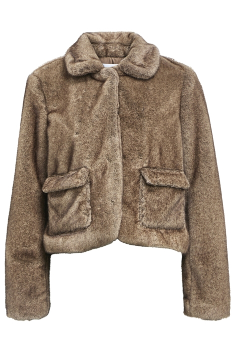 Object bruine dames jas | Vooraanzicht