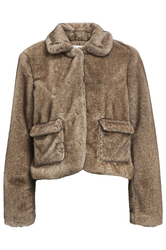 Object bruine dames jas | Vooraanzicht