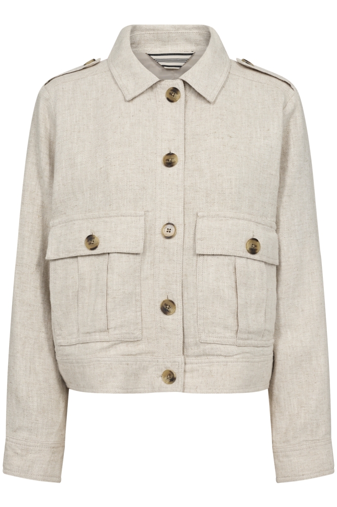 Part Two beige dames jas | Vooraanzicht